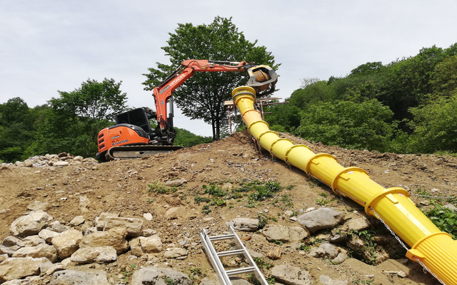 WORK:&nbsp;FIXING A DAMAGED ESCARPMENT’S RETAINING WALL